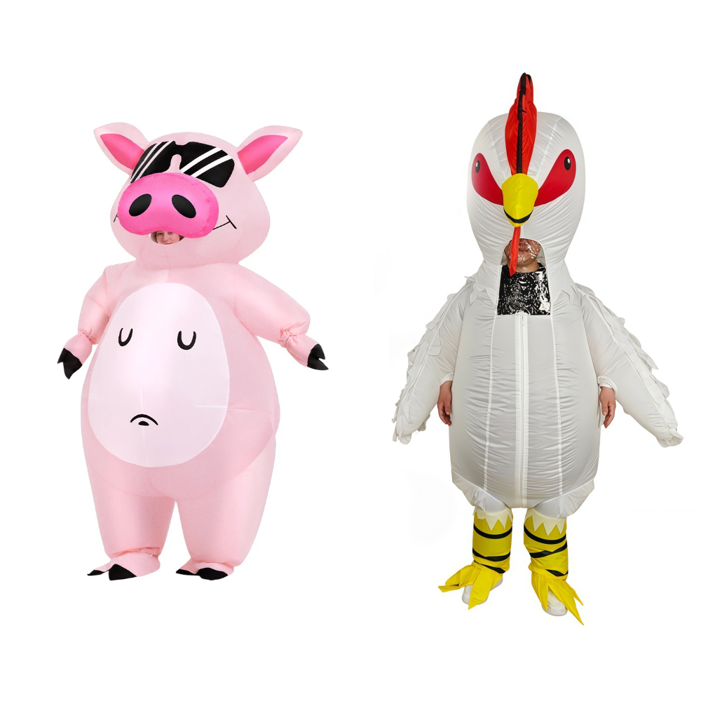 Fantasia Inflável de Porquinho - Cocktail Shaker Set avaliação e preço