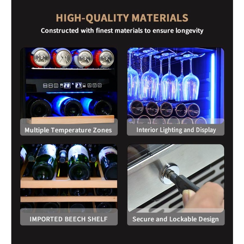 Airo 120V Geladeira para Vinho - Wine Beer Dual Zone avaliação e preço